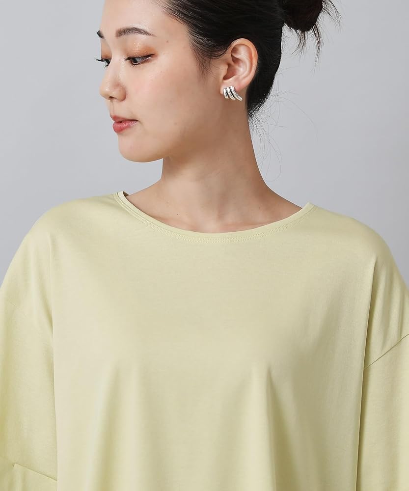 【超美品】UNTITLED コットン／ドライタッチ　Tシャツ型プルオーバー XS 超美品】UNTITLED コットン／ドライタッチ Tシャツ型プル
